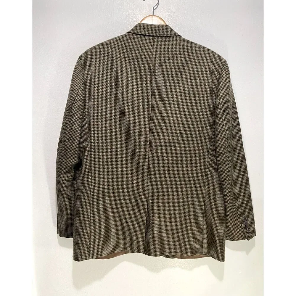 Lauren Ralph lauren wool blazer sportcoat tombstone brown dark accademia men 44R